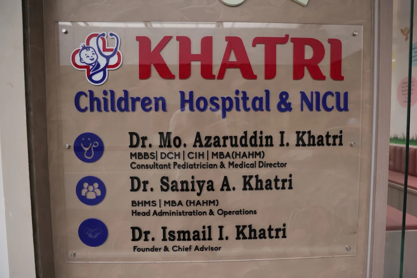 Doctors nameplate